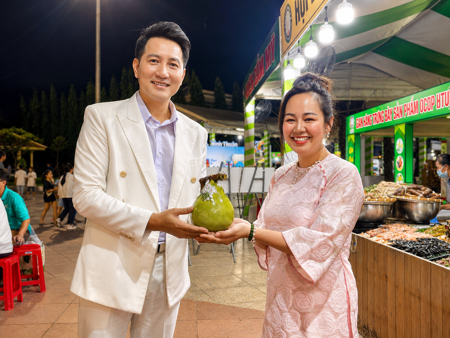 Tặng bình rượu bưởi